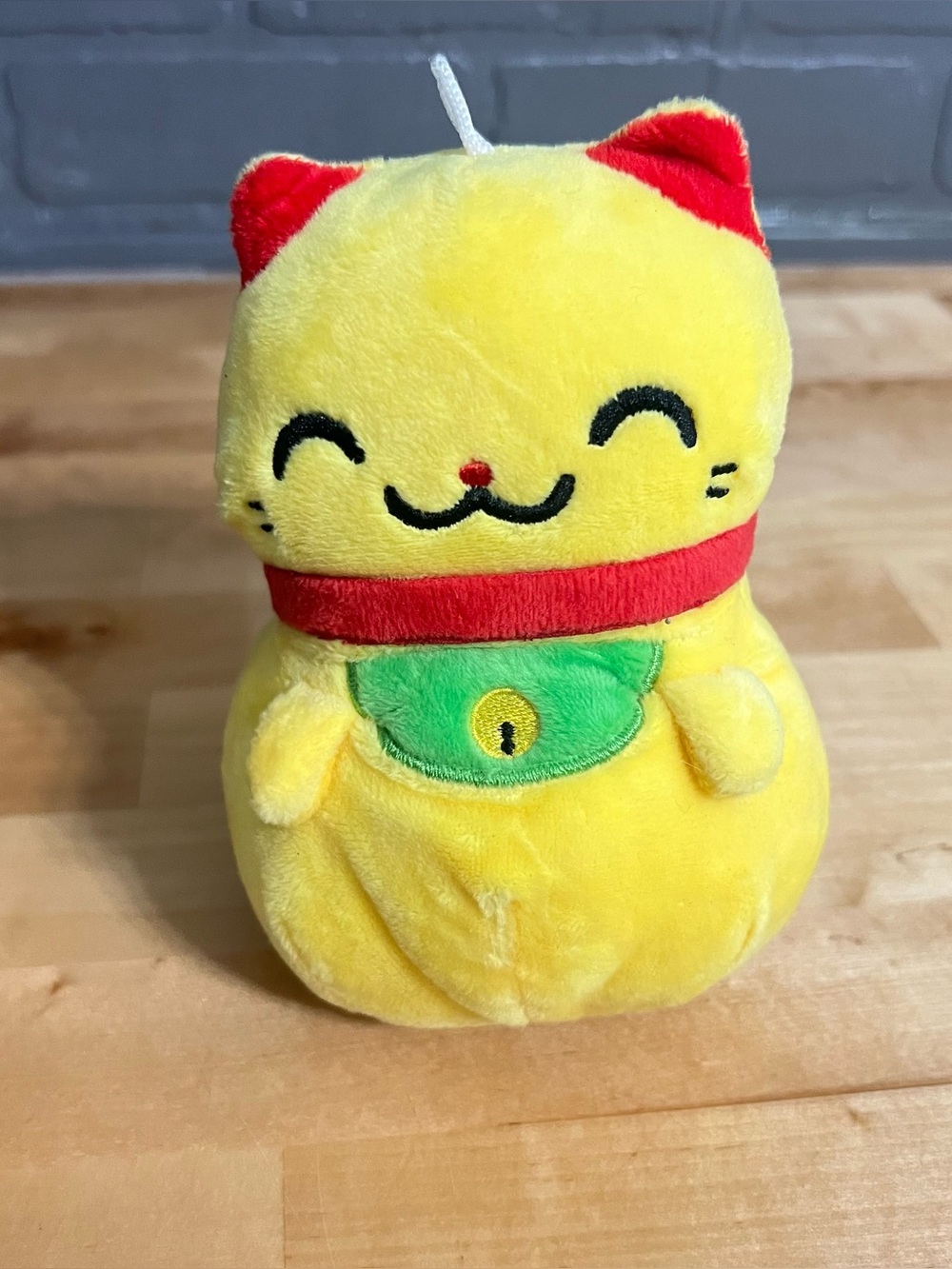 Kleptocats Chinese New Year Soft Yellow Cat Plush Animal Size 10"